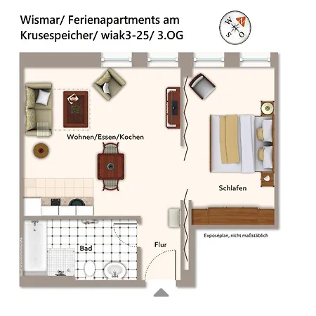 Ferienapartments Am Krusespeicher Ferienapartments Am Krusespeicher 3-25 Wismar